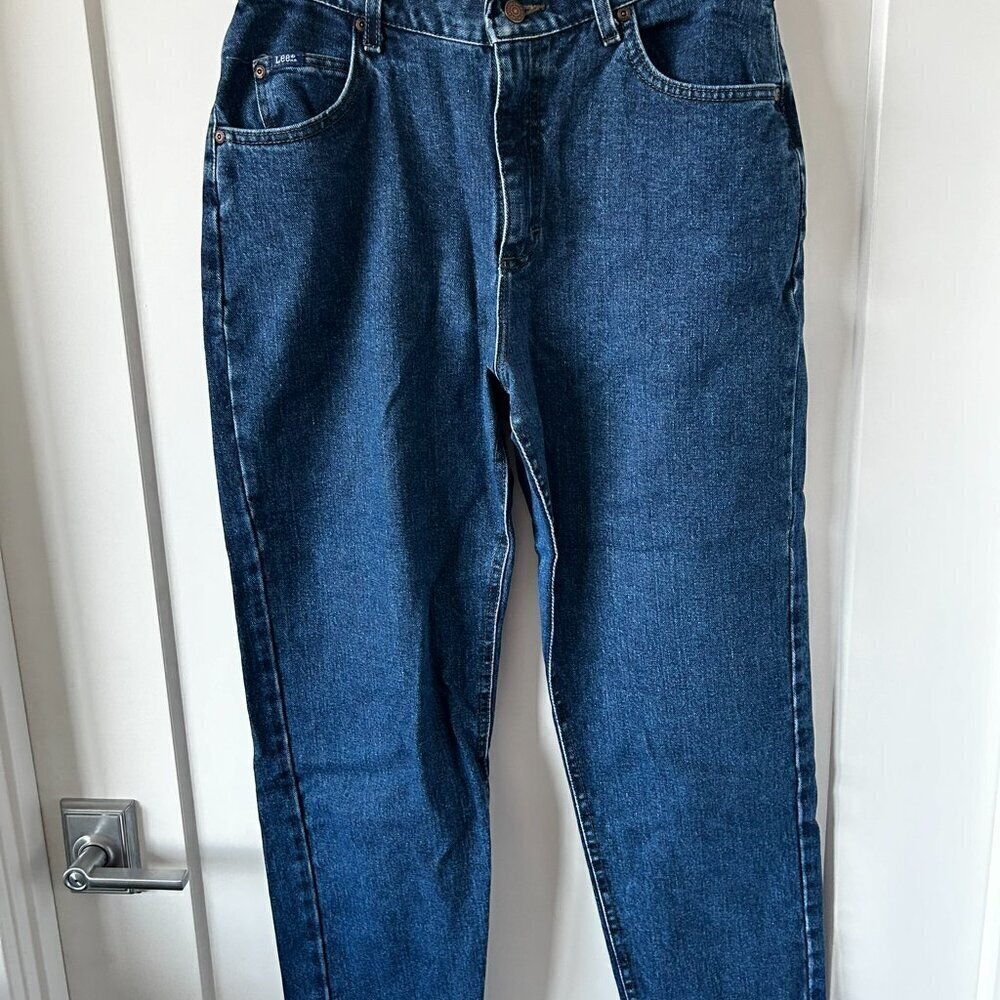 Lee High Waisted Blue Demin Jeans